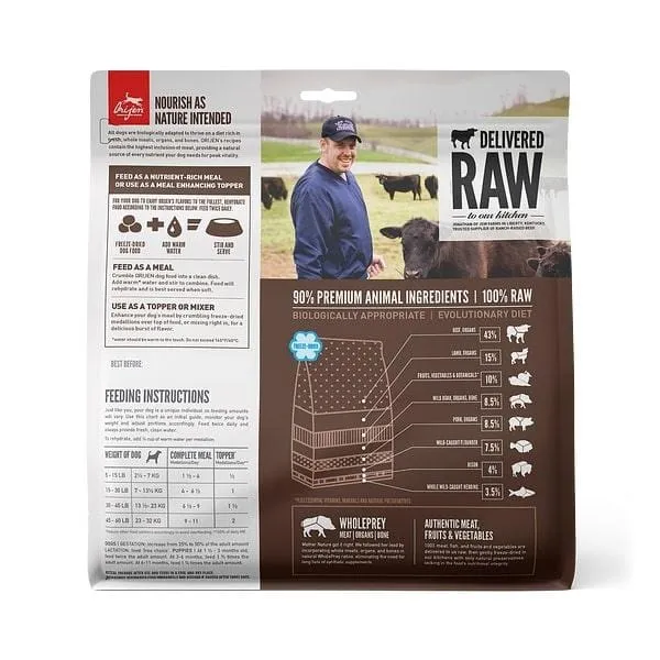 Orijen Regional Red Freeze Dried Dog Food