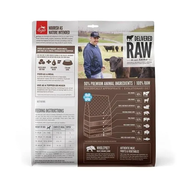 Orijen Regional Red Freeze Dried Dog Food