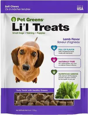 Pet Greens Lil' Treats Lamb Flavor Dog Treats