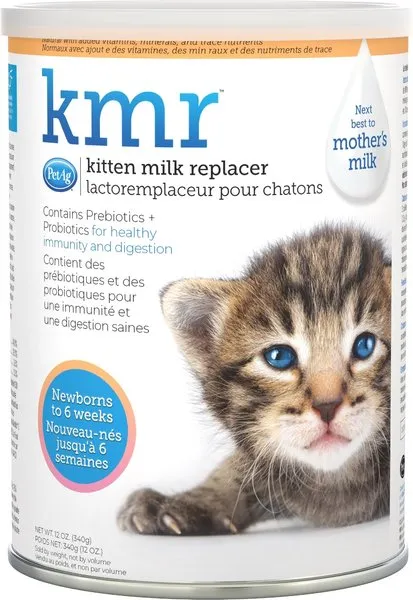 PetAg KMR Kitten Milk Replacer Powder Supplement for Cats