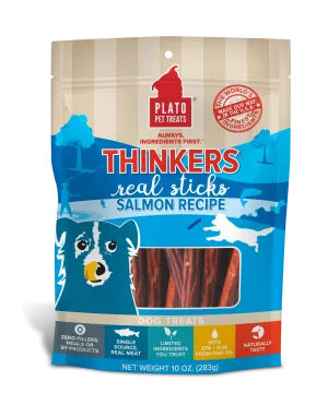 Plato Thinkers Salmon Meat Stick Dog Treats