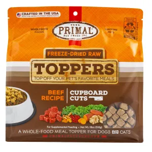 Primal Cupboard Cuts Beef Dog Food Topper