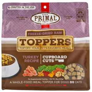 Primal Cupboard Cuts Turkey Dog Food Topper