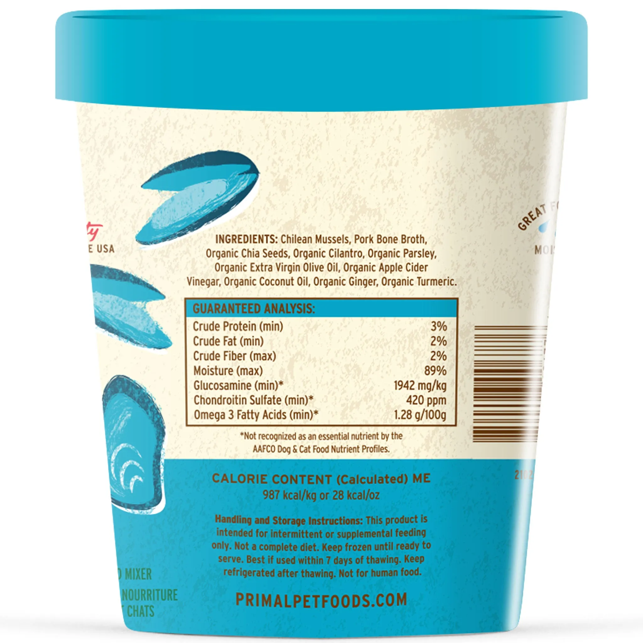 Primal Edible Elixir Omega Mussel Melange Dog Supplements