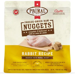 Primal Freeze-Dried Rabbit Formula Dog Food - 14oz