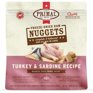 Primal Freeze-Dried Turkey & Sardine Formula Dog Food