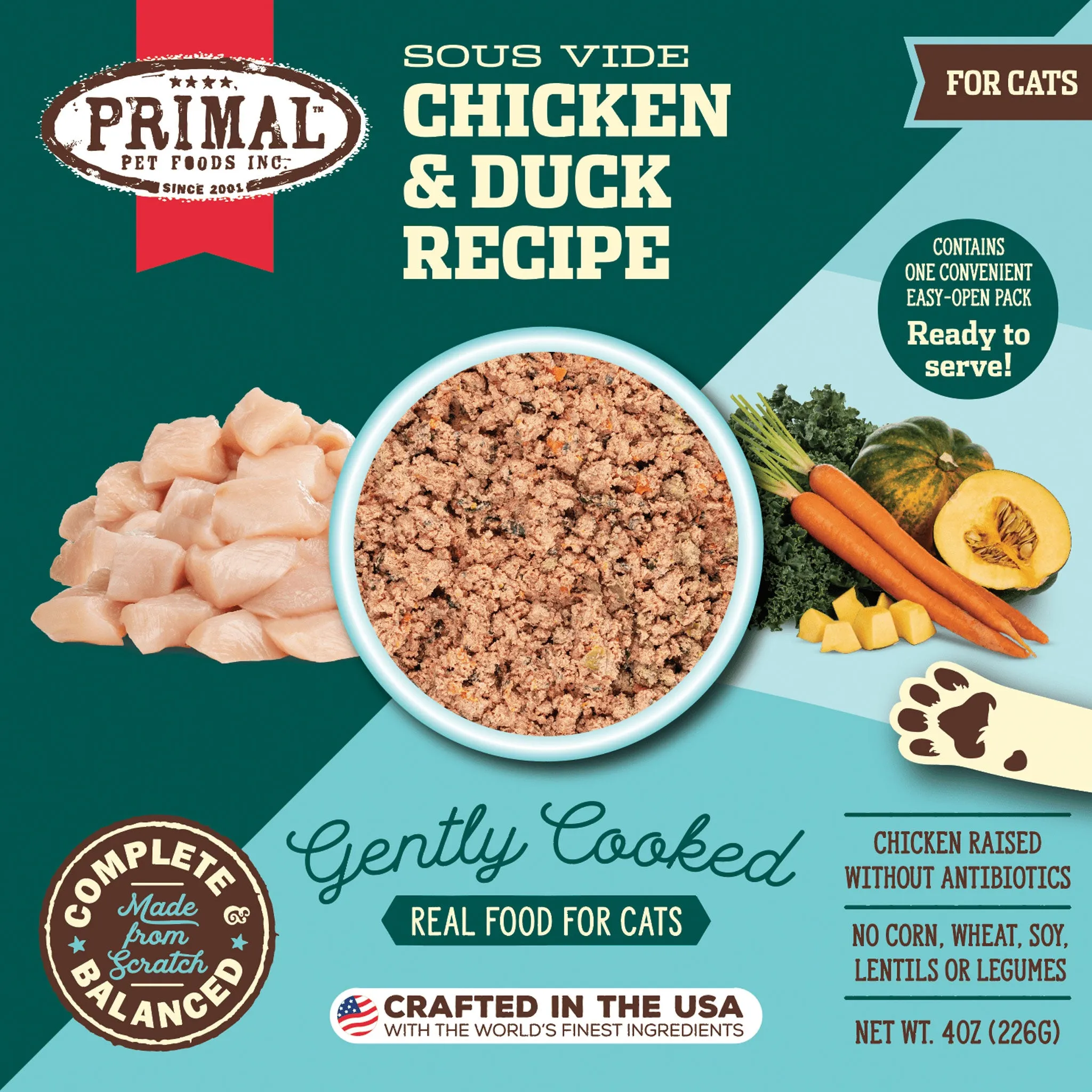 Primal Gently Cooked Chicken Cat Food