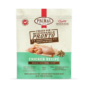Primal Pronto Raw Frozen Chicken Dog Food