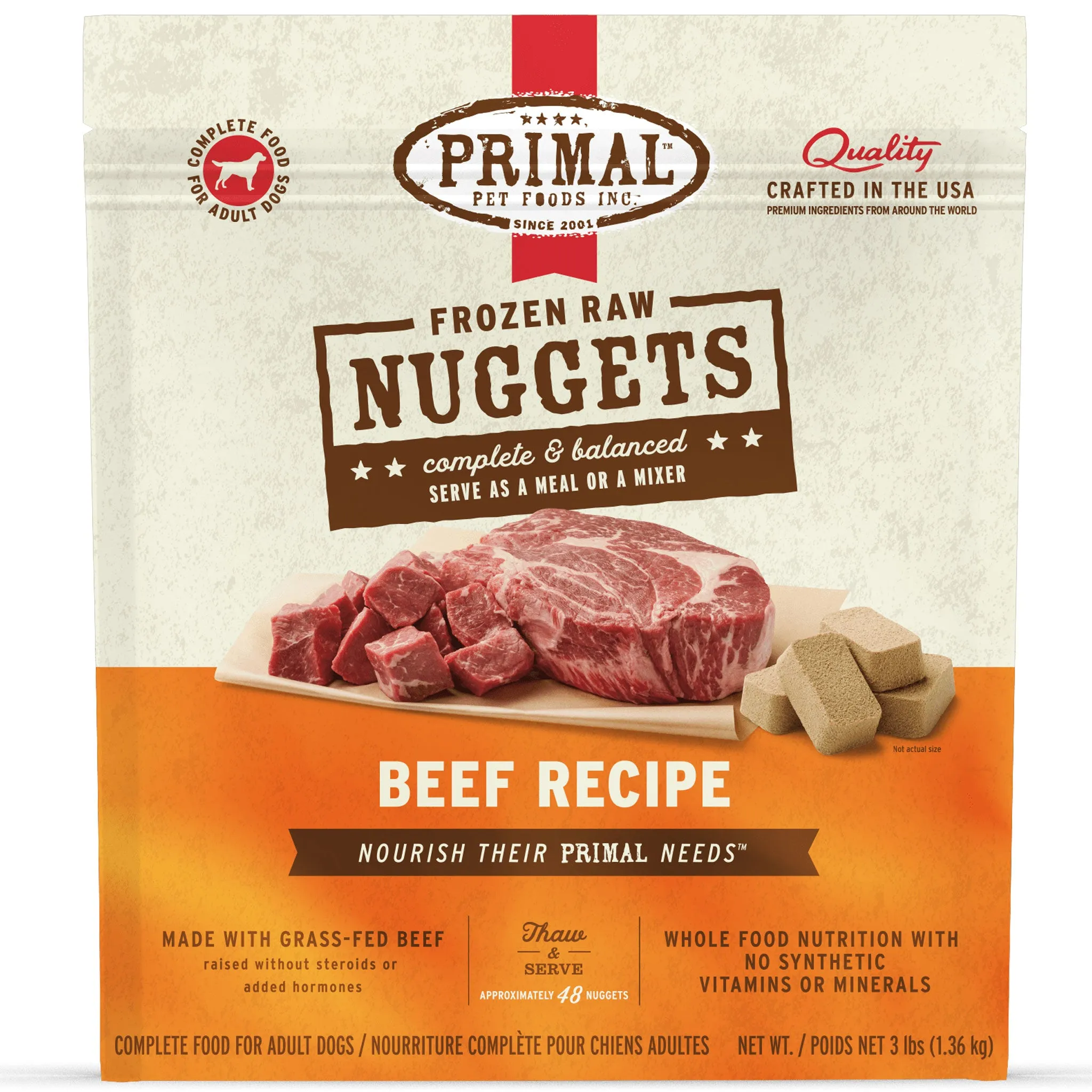 Primal Raw Beef Dog Food