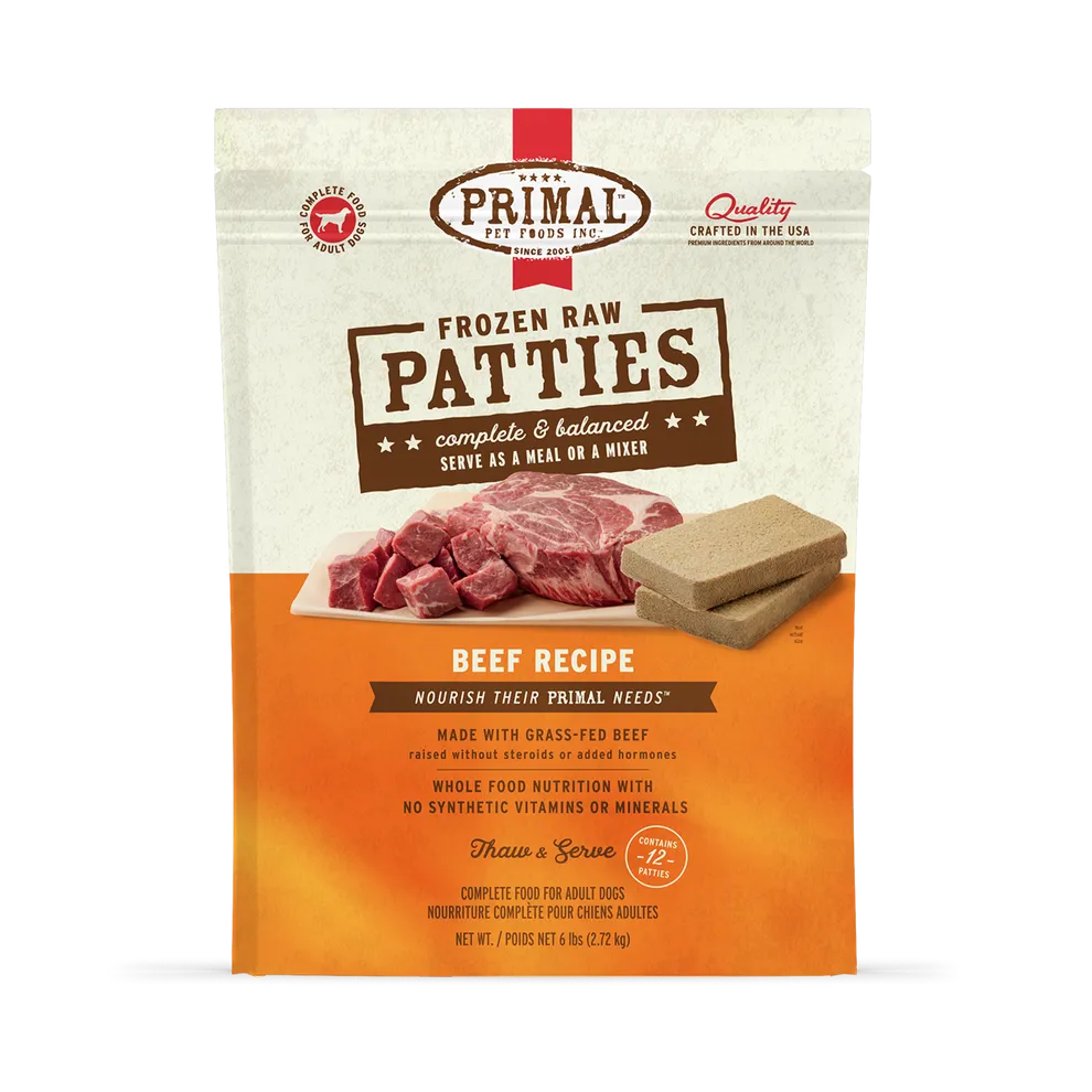 Primal Raw Frozen Beef Formula For Dogs