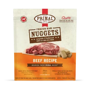 Primal Raw Frozen Beef Formula For Dogs