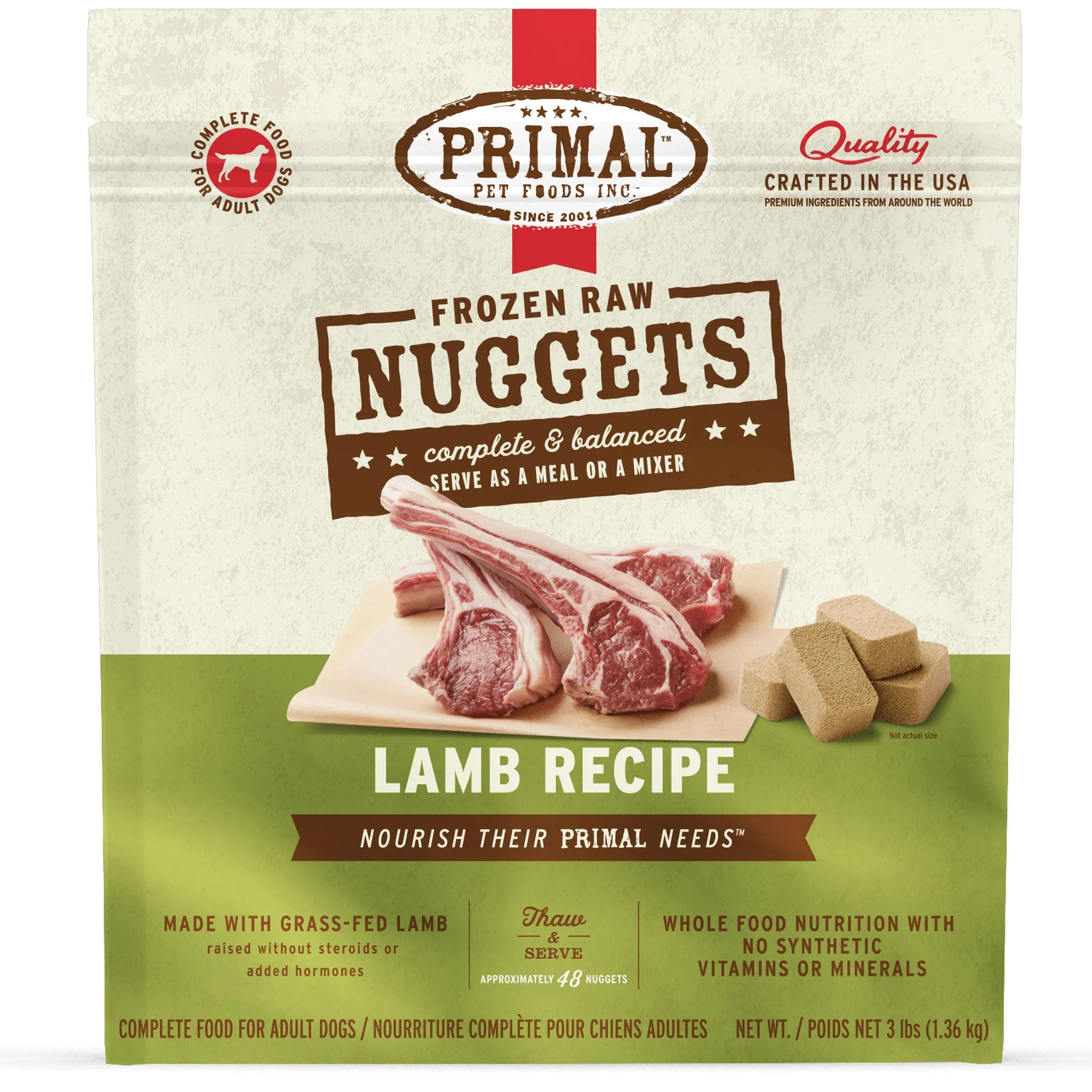 Primal Raw Lamb Dog Food