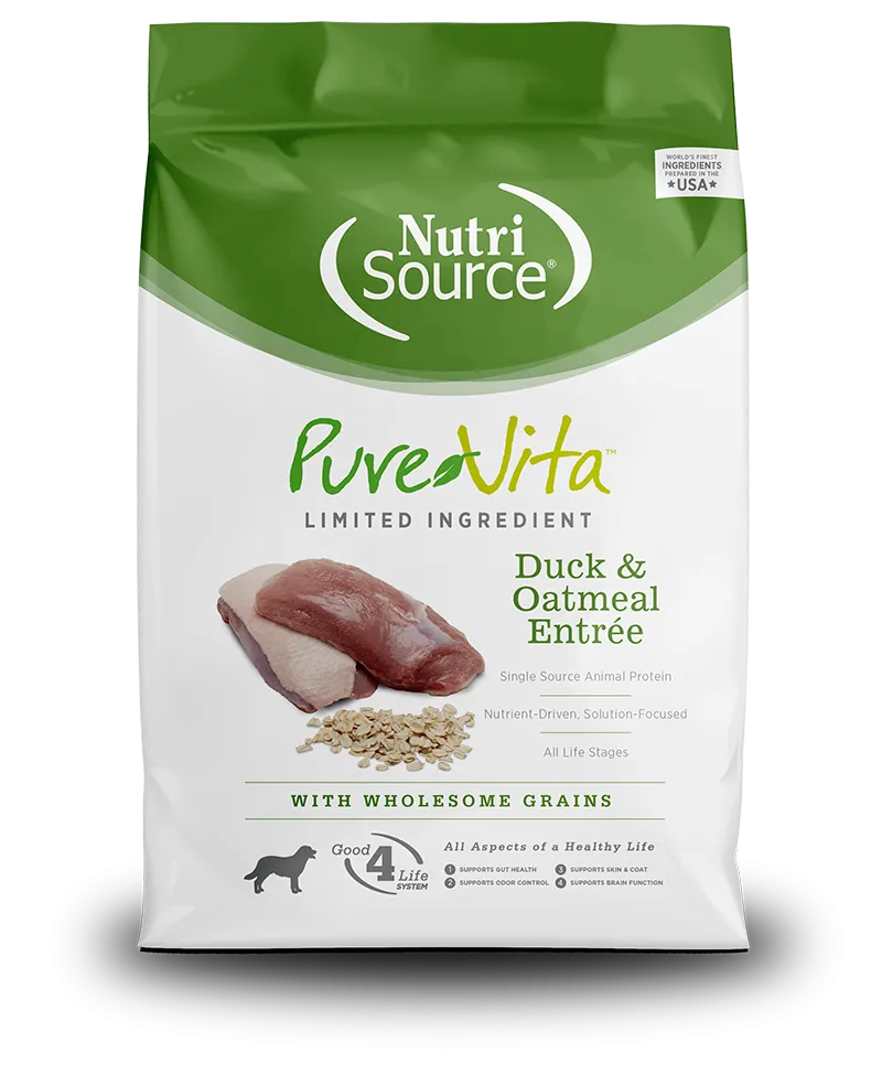 PureVita Duck and Oatmeal Dry Dog Food