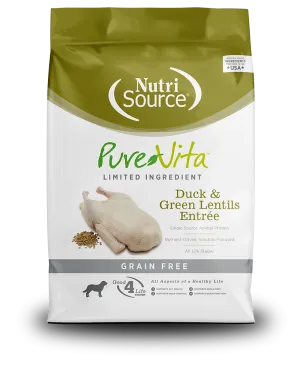 PureVita Grain Free Duck and Green Lentils Dry Dog Food