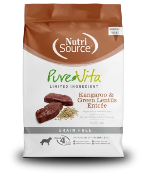 PureVita Grain Free Kangaroo and Green Lentils Dry Dog Food