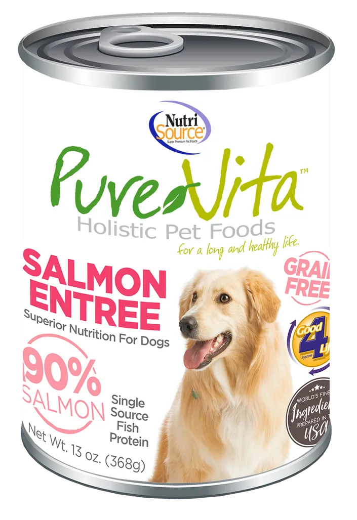 PureVita Grain Free Salmon Entree Wet Dog Food
