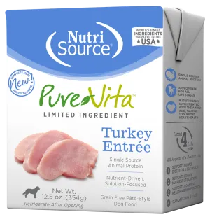 PureVita Grain Free Turkey Entree Wet Dog Food
