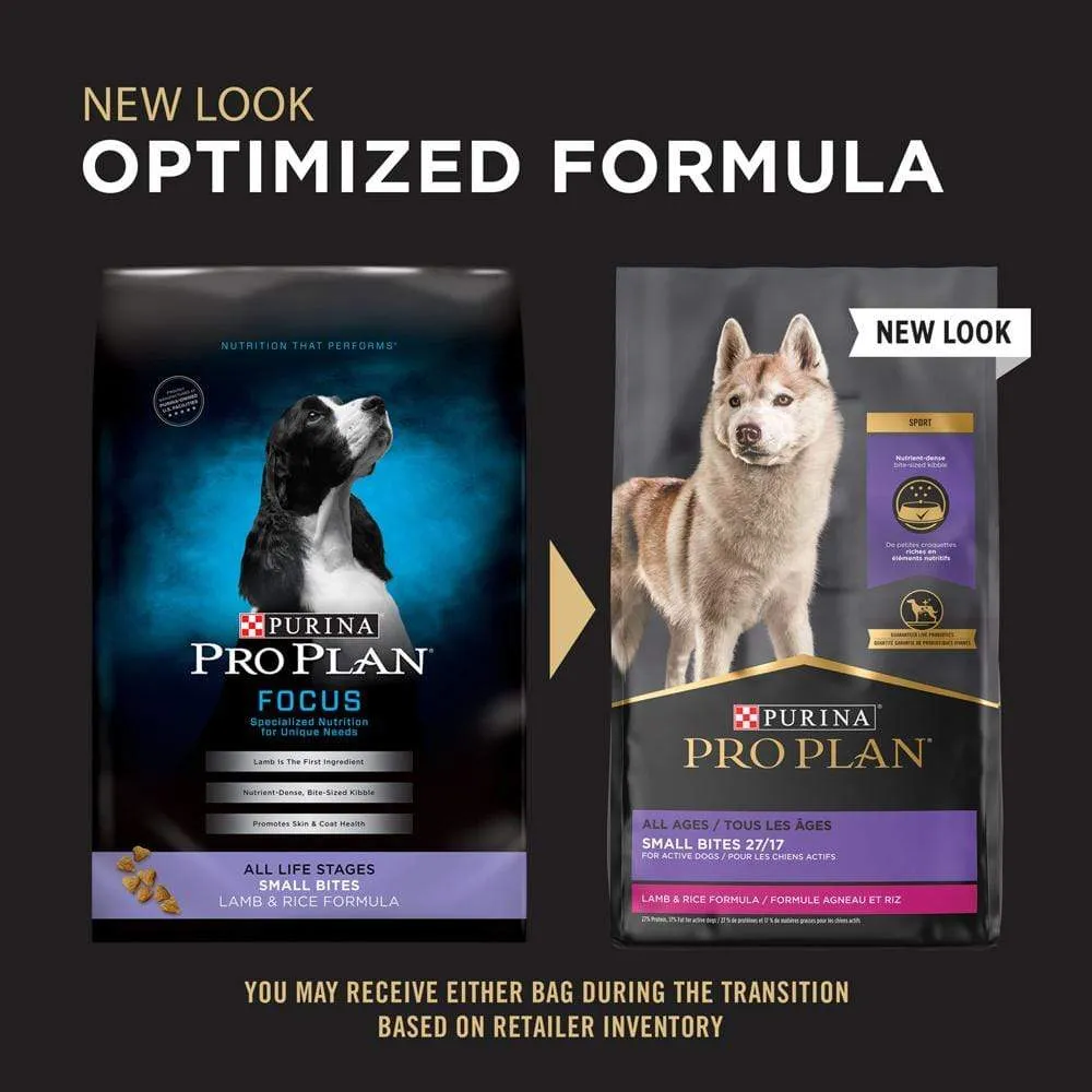 Purina Pro Plan All Life Stages Small Bites Lamb & Rice Dry Dog Food