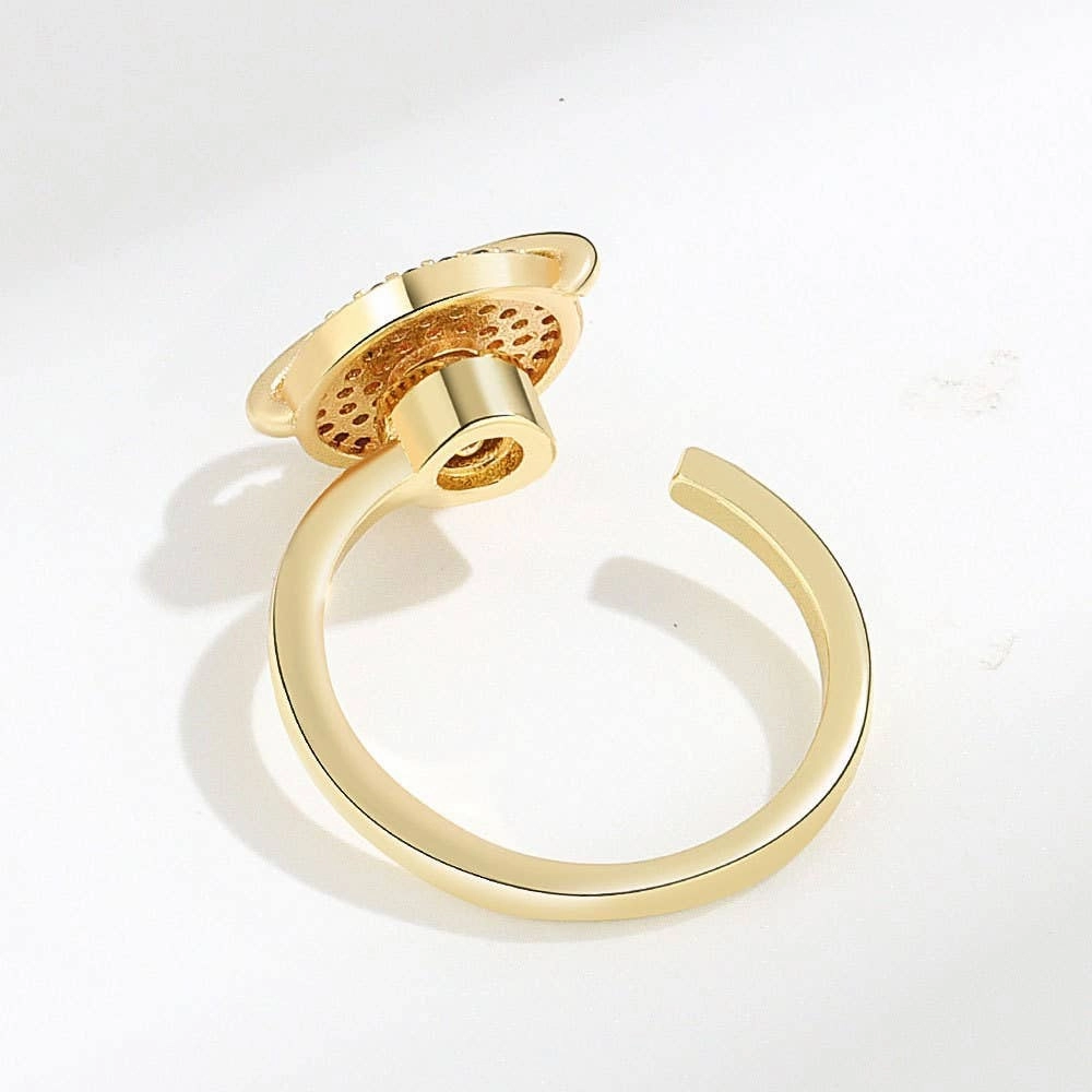 Saturn Star Fidget Spinner Ring
