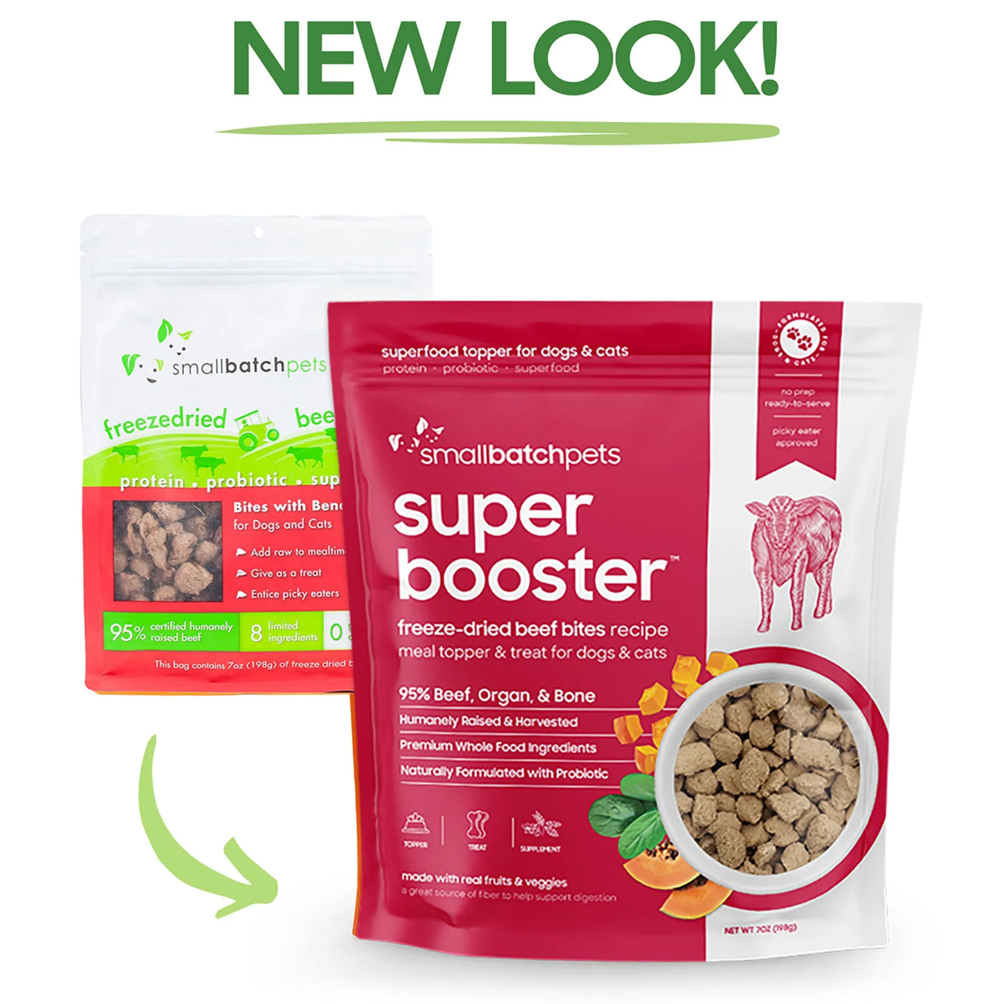 Smallbatch Super Boosters Beef Dog Food