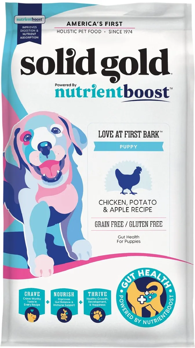 Solid Gold Nutrientboost Love at First Bark Chicken with Potatoes & Apples Recipe for Puppies
