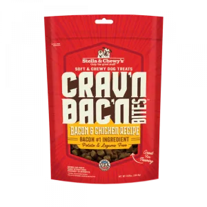 Stella & Chewy's Crav'n Bac'n Bites Bacon & Chicken Recipe Dog Treats