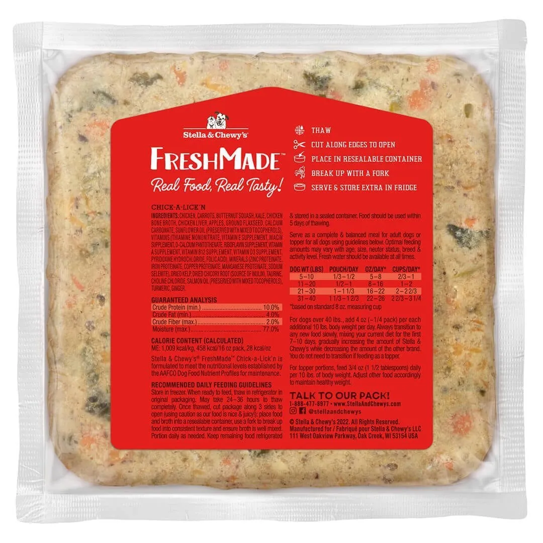 Stella & Chewy's FreshMade Chick-A-Lick'n Gently Cooked Dog Food