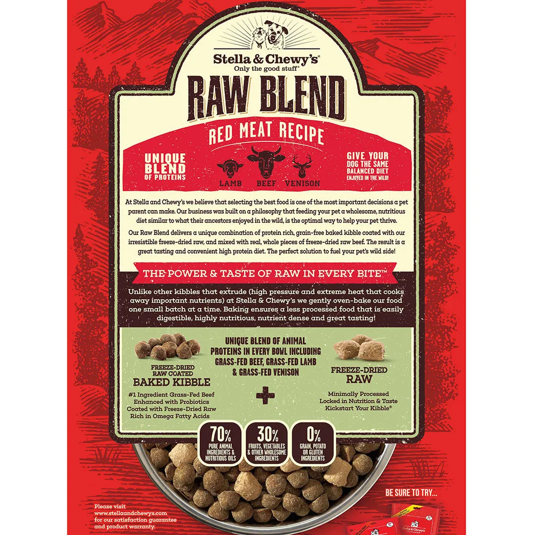 Stella & Chewy's Raw Blend Kibble Red Meat Dog Food