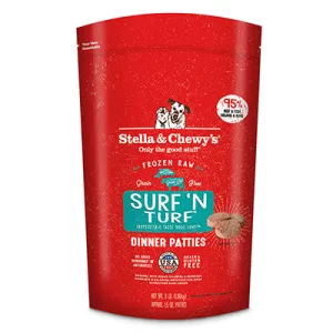 Stella & Chewy's Surf & Turf Dinner Raw Frozen Patties