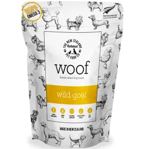 The New Zealand Natural Pet Food Co Woof Freeze-Dried Wild Goat Dog Treats