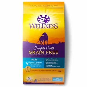 Wellness Complete Health Grain Free Adult Whitefish & Menhaden Fish Meal Recipe Dry Dog Food