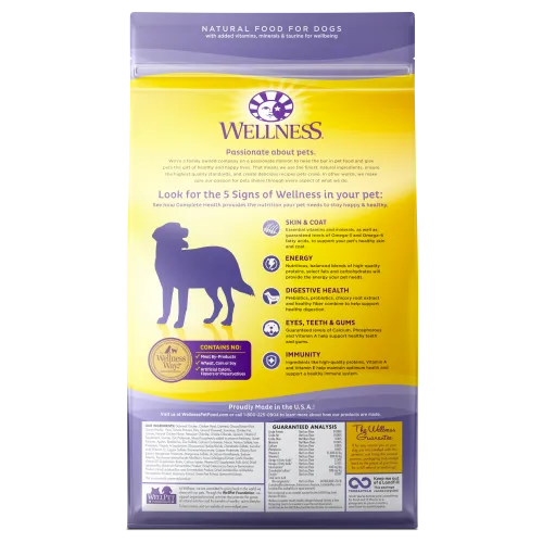Wellness Complete Health Natural Healthy Weight Chicken and Peas Recipe Dry Dog Food