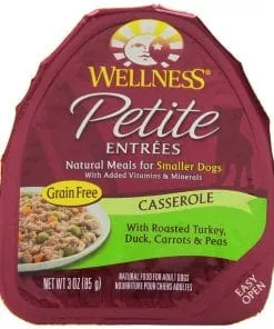 Wellness Petite Entrees Casserole Grain Free Natural Roasted Lamb Recipe Wet Dog Food