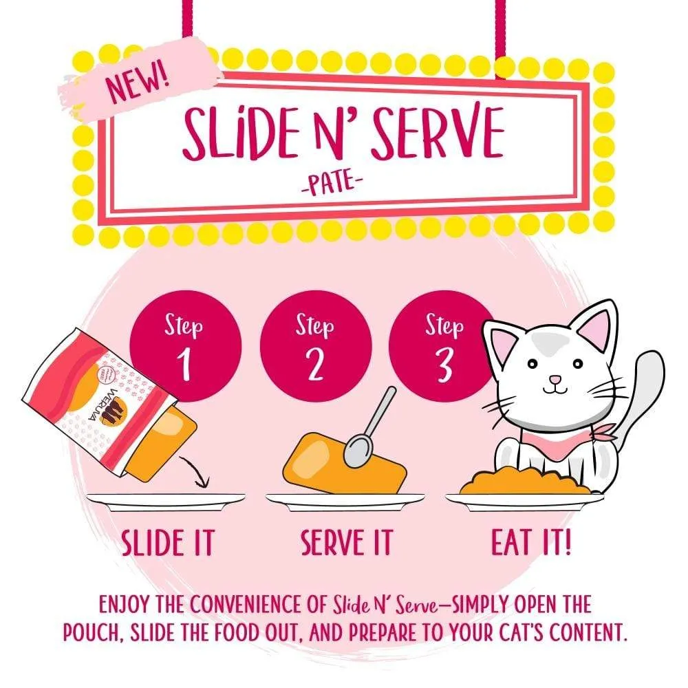 Weruva Slide N' Serve Grain Free Name 'Dat Tuna Tuna Dinner Wet Cat Food Pouch Single