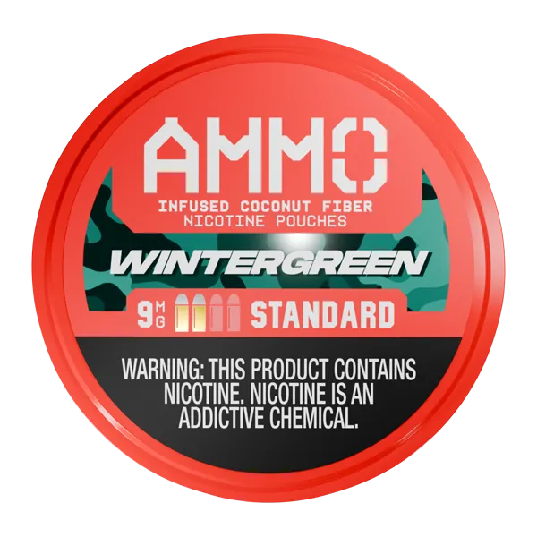 Wintergreen AMMO Nicotine Pouches
