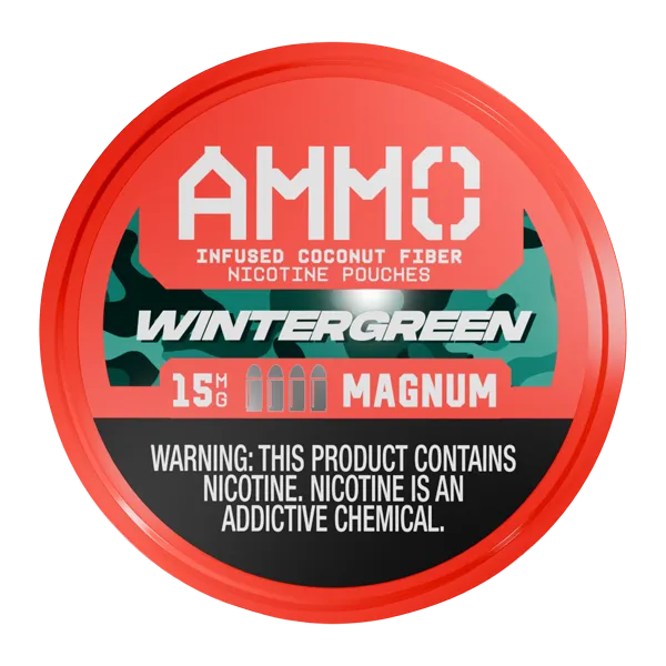Wintergreen AMMO Nicotine Pouches