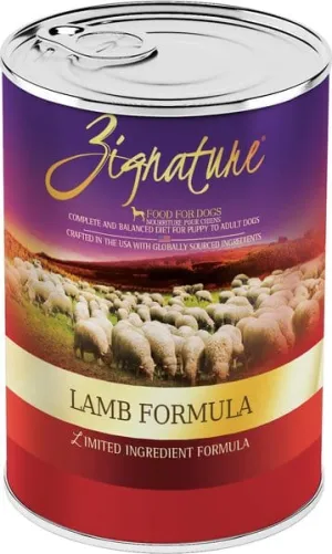 Zignature Limited Ingredient Diet Grain Free Lamb Recipe Canned Dog Food