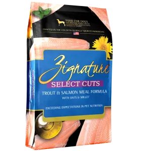 Zignature Select Cuts Trout & Salmon Formula Dry Dog Food