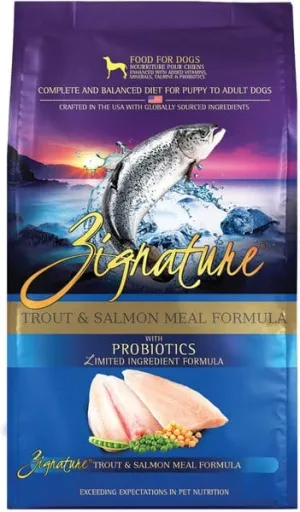 Zignature Trout & Salmon Meal Formula Dry Dog Food