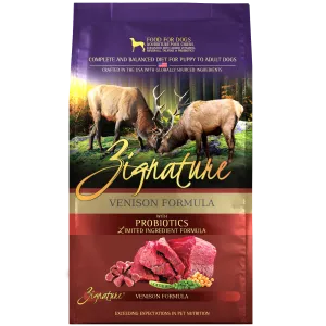 Zignature Venison Formula Dry Dog Food