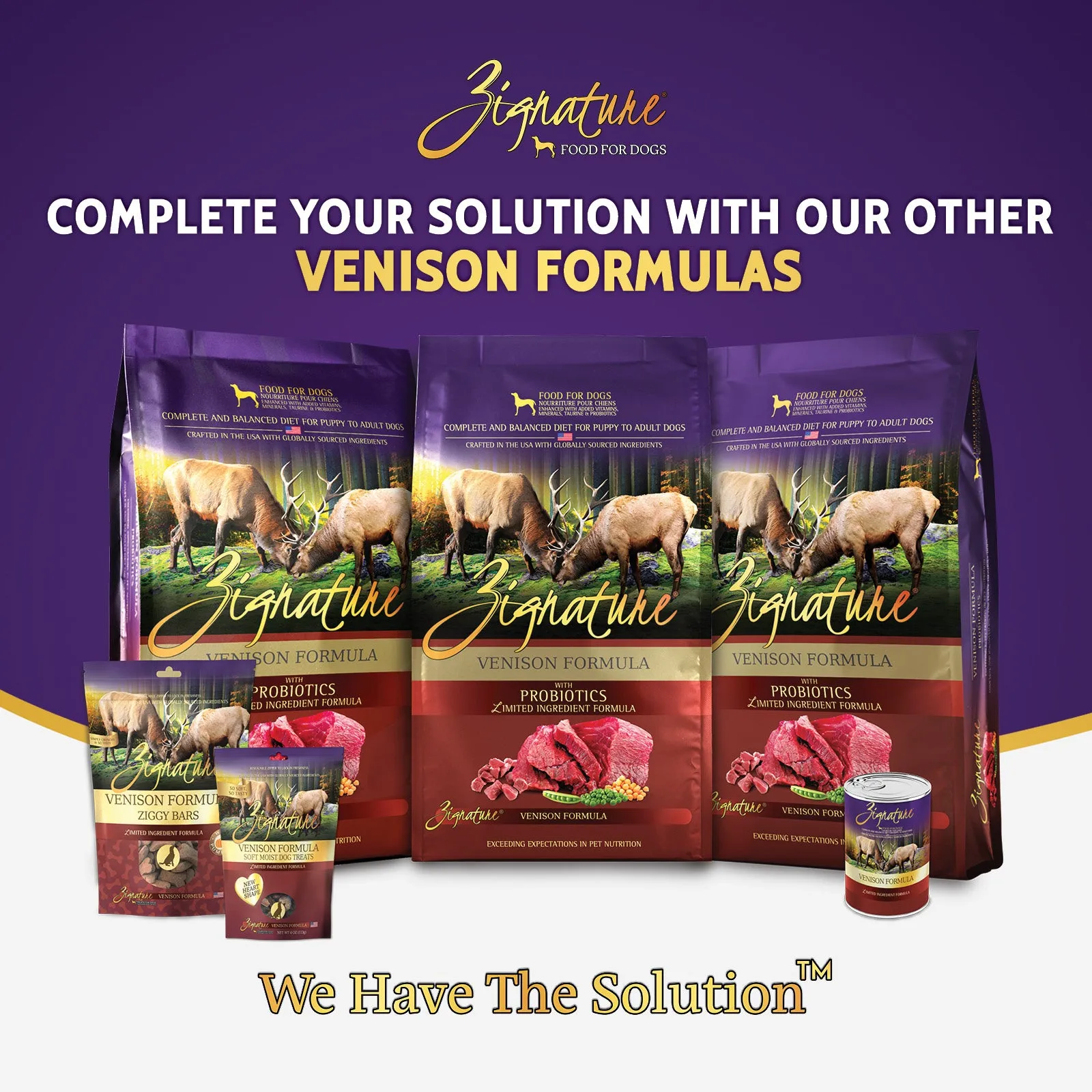 Zignature Venison Formula Dry Dog Food