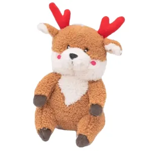 Zippy Paws Holiday Cheeky Reindeer Dog Toys