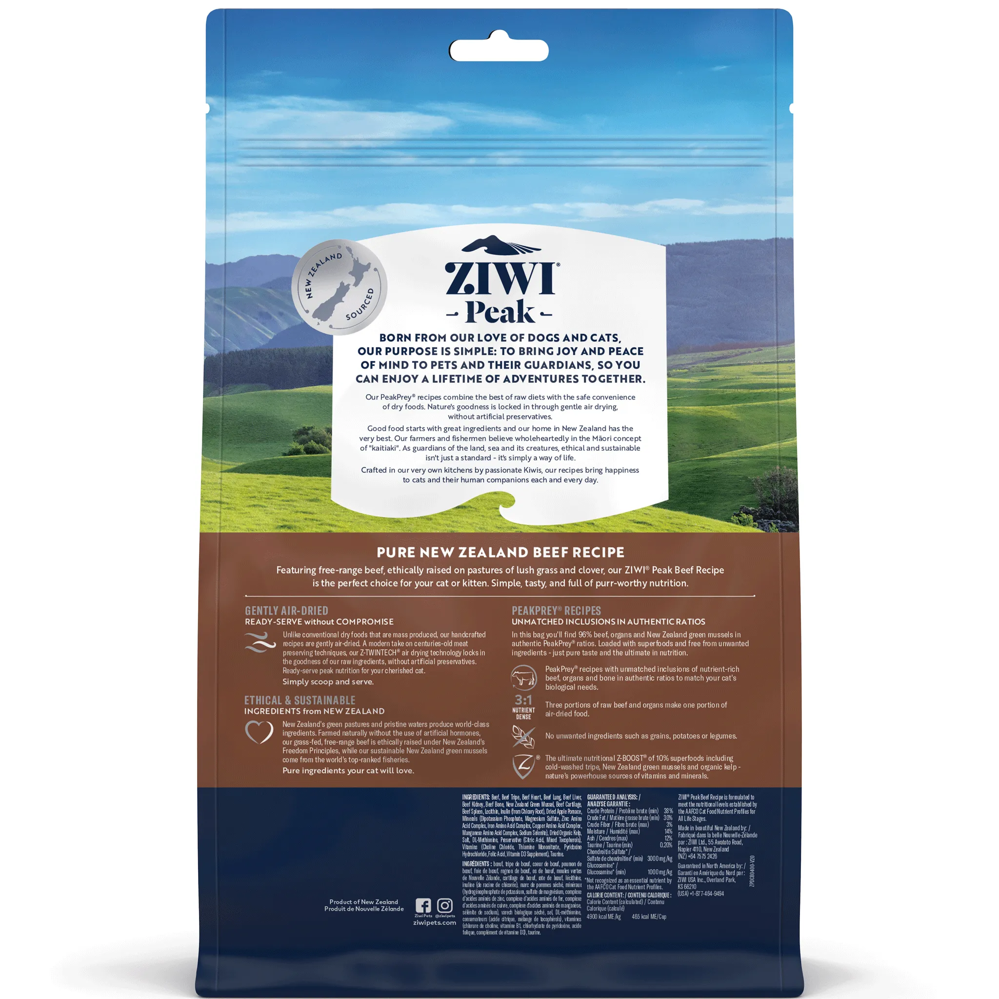 Ziwi Air-Dried Beef Cat Food