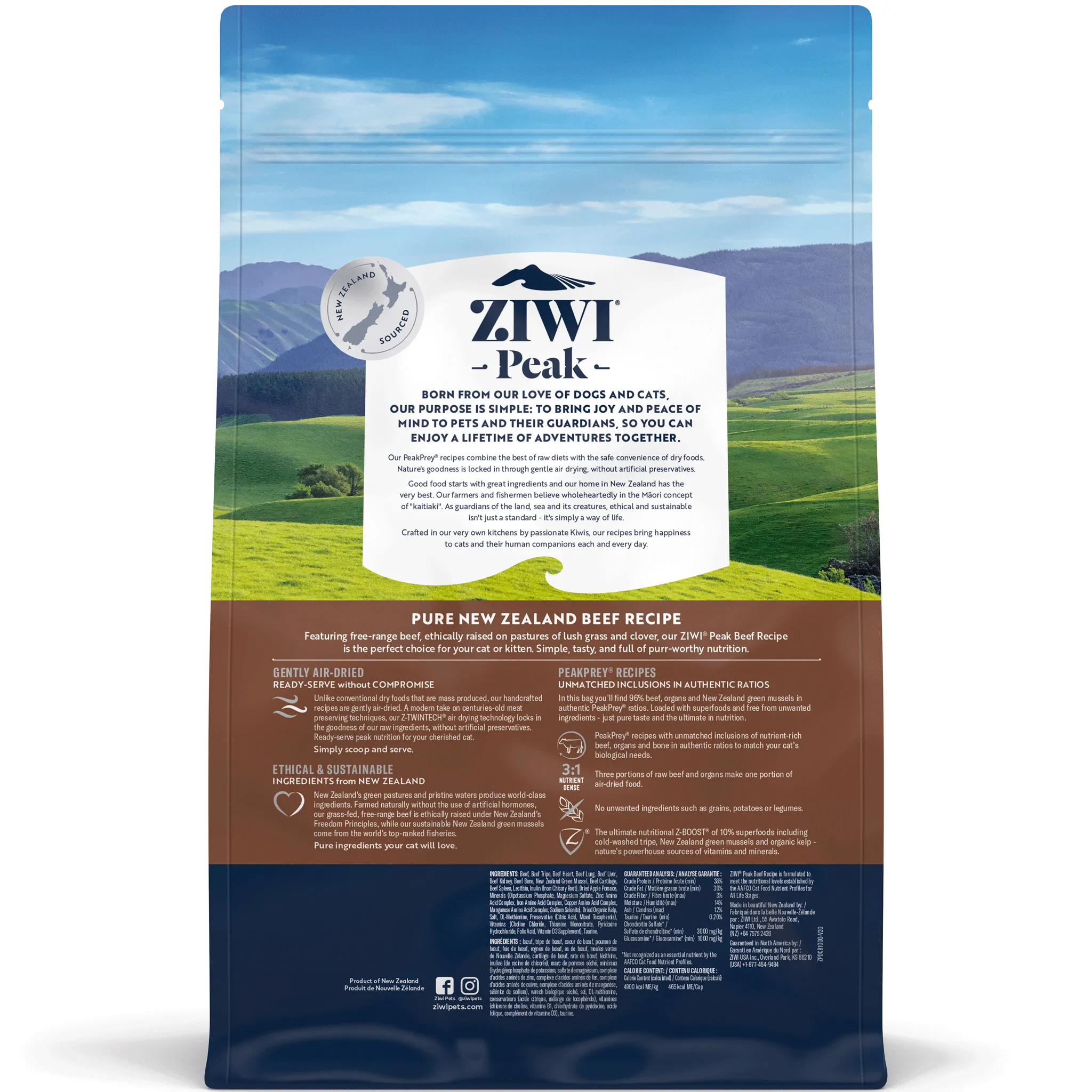 Ziwi Air-Dried Beef Cat Food