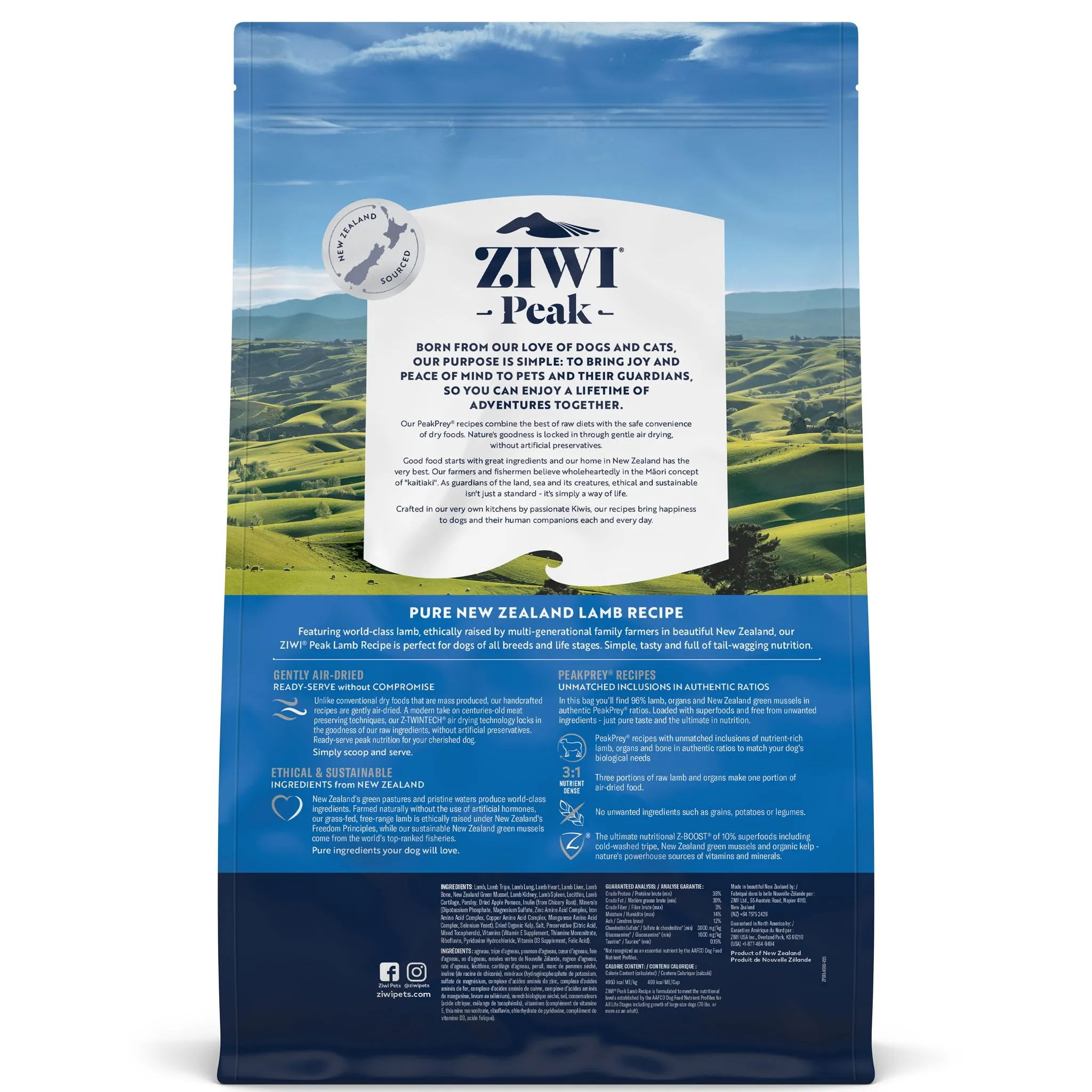 ZIWI Air-Dried Lamb Dog Food