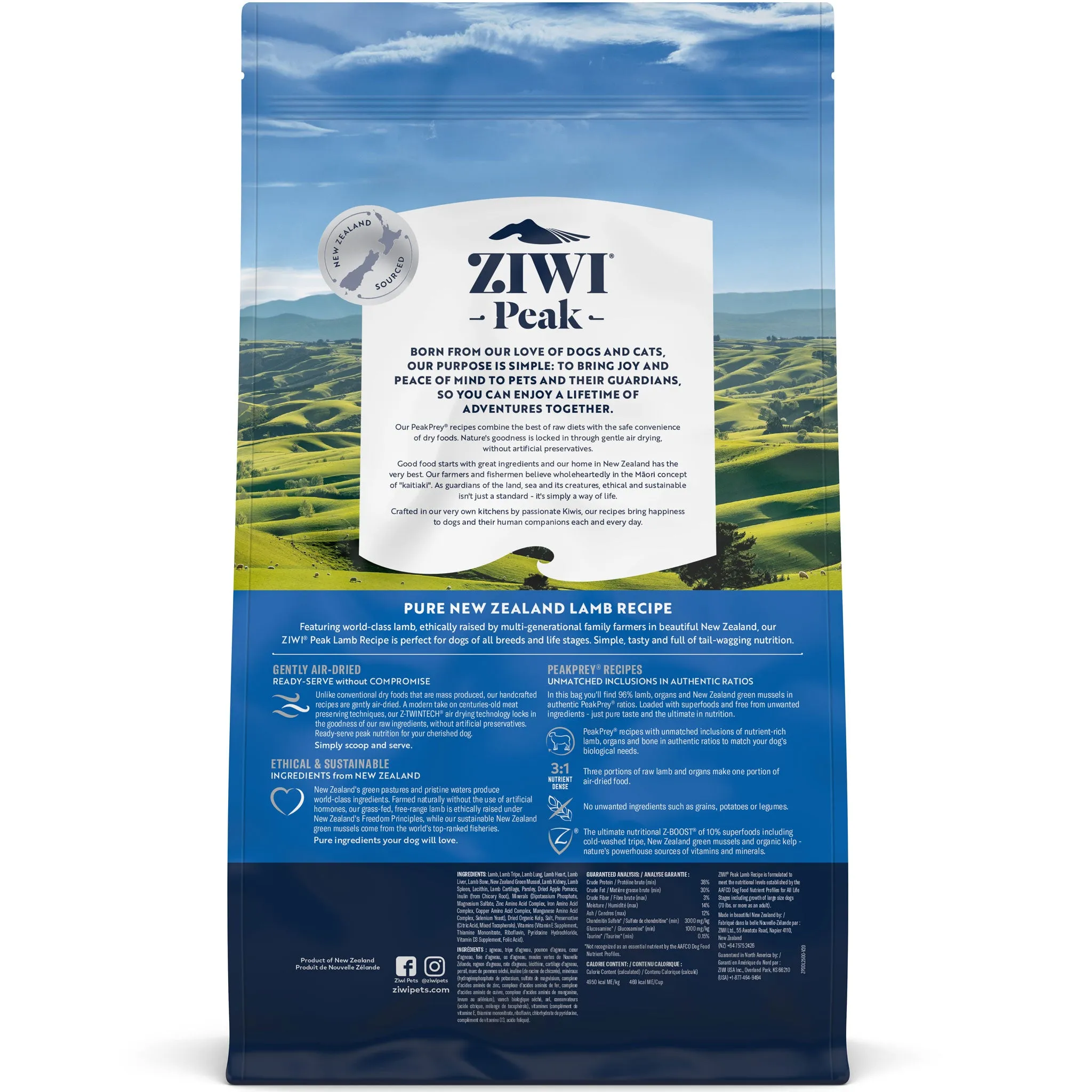 ZIWI Air-Dried Lamb Dog Food