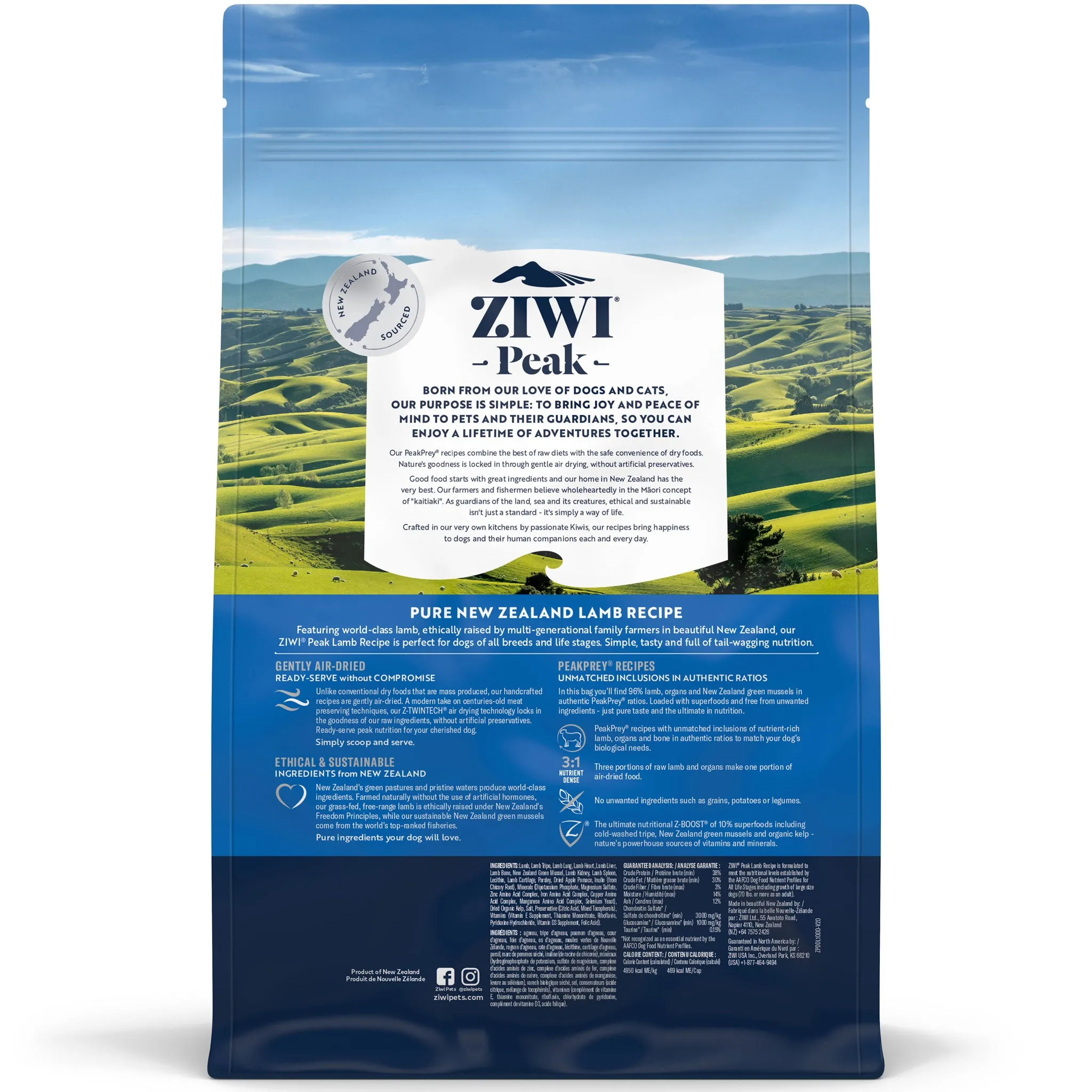 ZIWI Air-Dried Lamb Dog Food