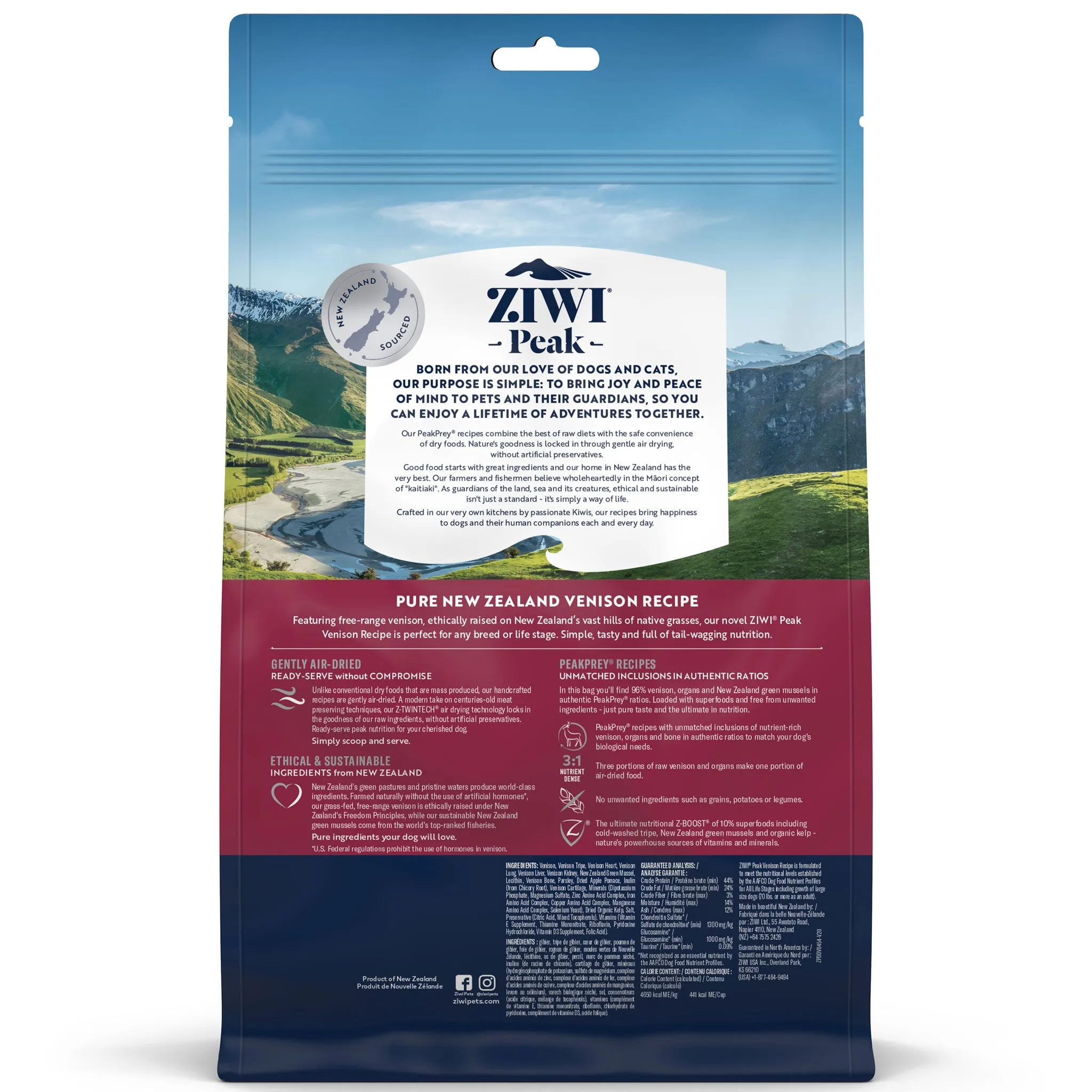 ZIWI Air-Dried Venison Dog Food