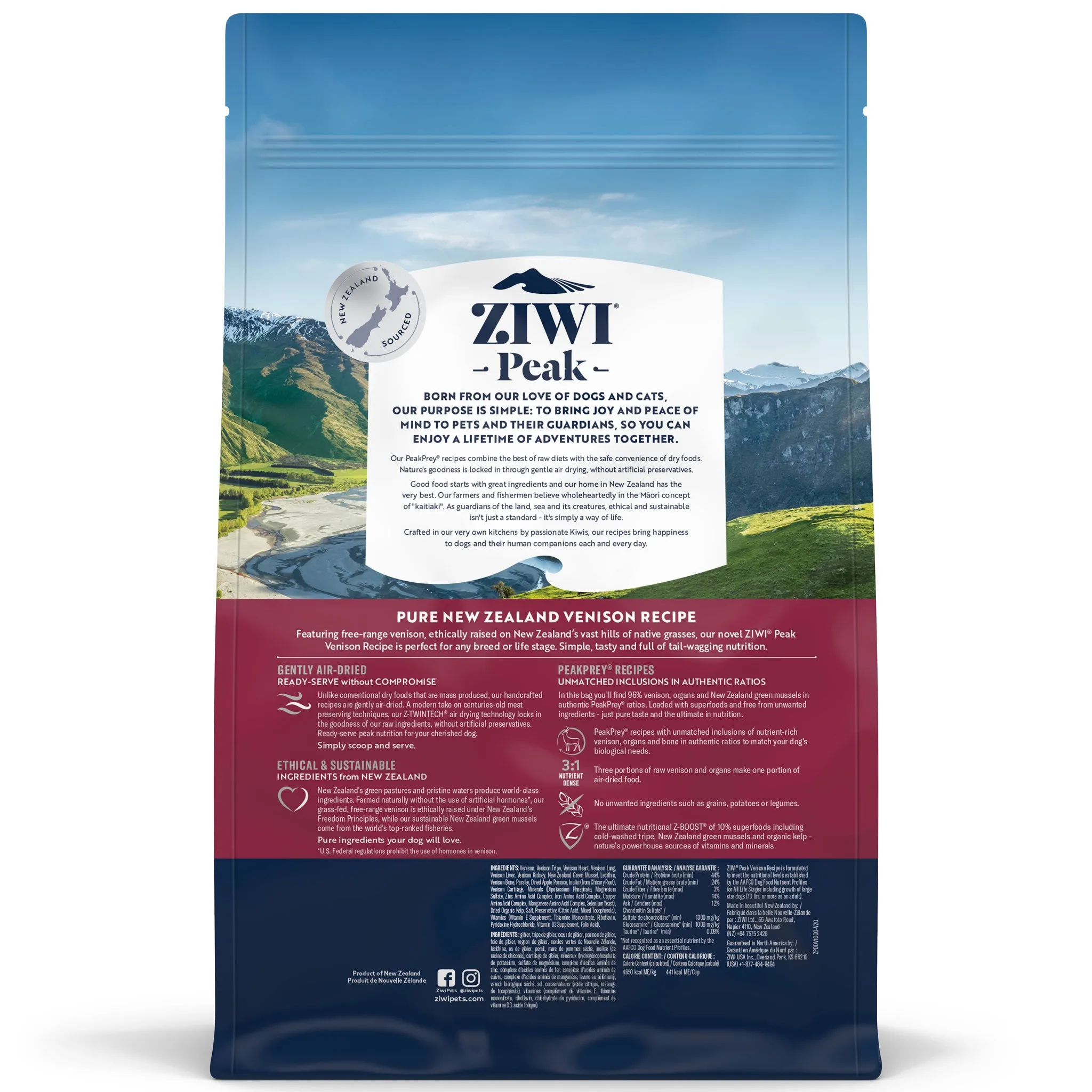 ZIWI Air-Dried Venison Dog Food