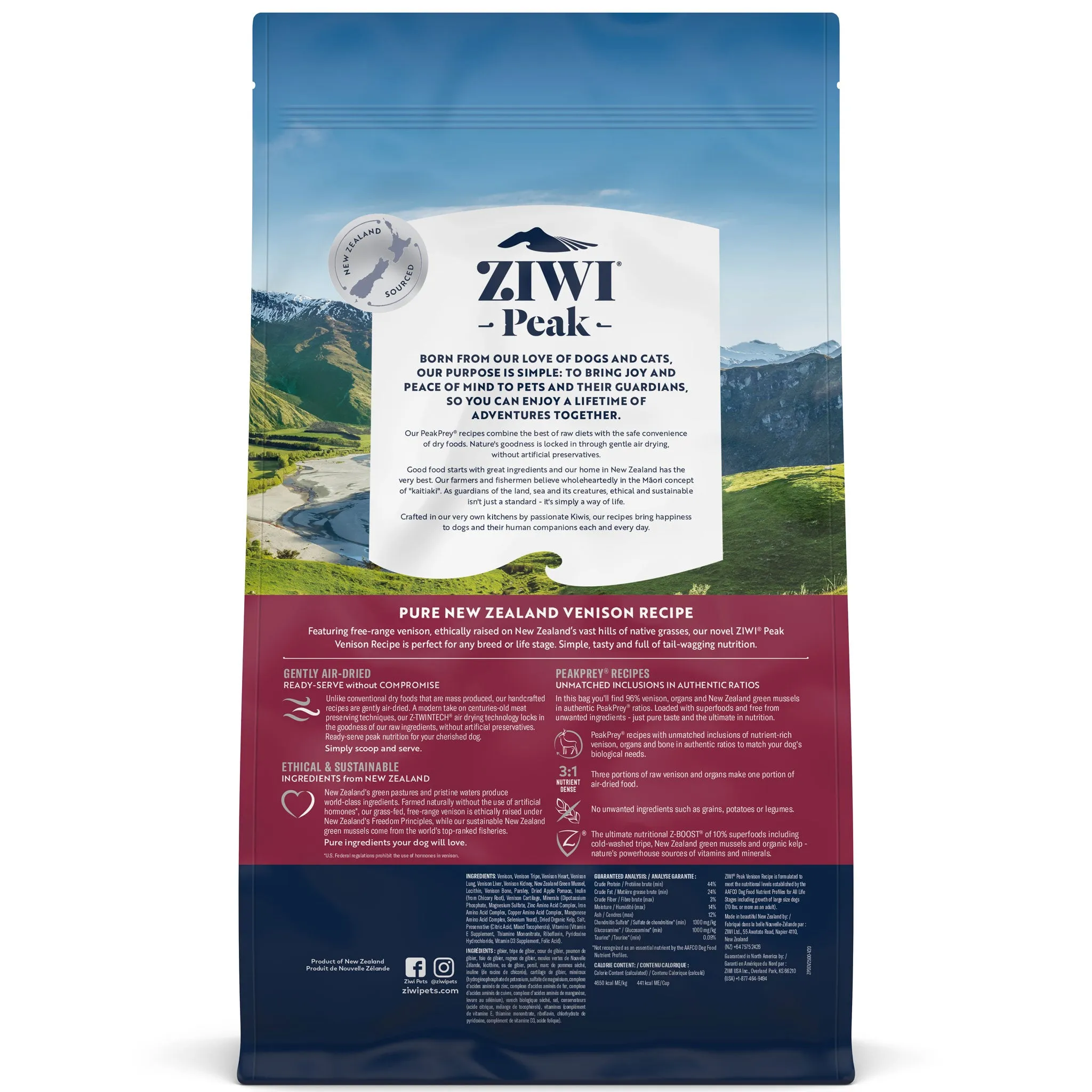 ZIWI Air-Dried Venison Dog Food